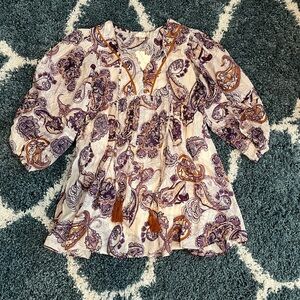 Band of the free, boho dress, size small